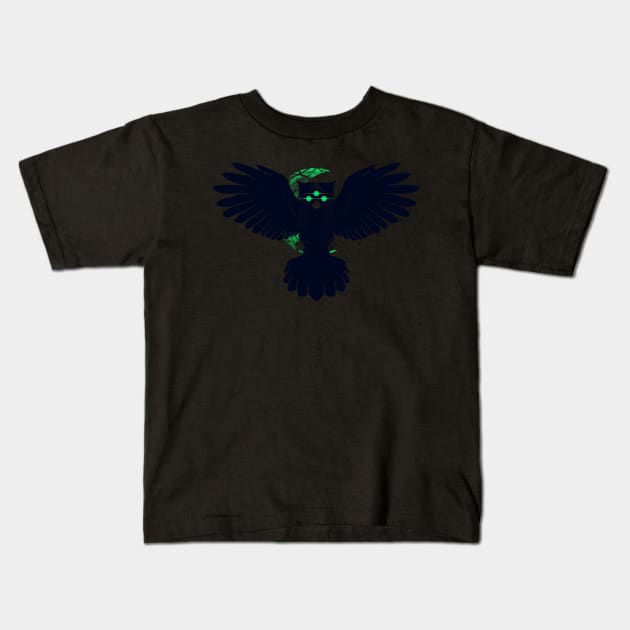 Owl Ops Kids T-Shirt by jonah block